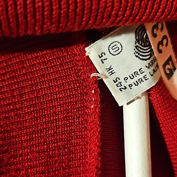 Vintage Red Sweater Dress - S - Picture 4 of 7